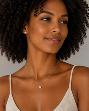 Load image into Gallery viewer, Lab Diamond 1.0 carat 9kt White Gold Necklace