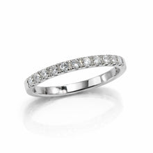 Load image into Gallery viewer, Lab Diamond 0.55 carat 14kt White Gold Eternity Ring