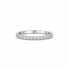 Load image into Gallery viewer, Lab Diamond 0.55 carat 14kt White Gold Eternity Ring