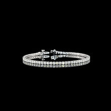 Load image into Gallery viewer, Lab Diamond 2.99 carat 9kt White Gold Tennis Bracelet
