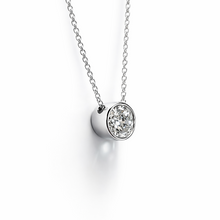 Load image into Gallery viewer, Lab Diamond 1.0 carat 9kt White Gold Necklace
