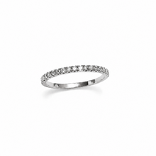 Load image into Gallery viewer, Lab Diamond 0.29 carat 14kt White Gold Eternity Ring

