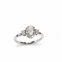 Load image into Gallery viewer, Lab Diamond 1.24 carat 9kt White Gold Ring

