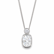 Load image into Gallery viewer, Lab Diamond 1.08 carat 9kt White Gold Necklace
