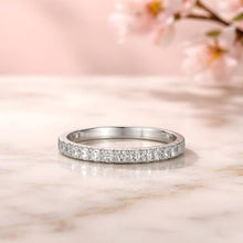 Load image into Gallery viewer, Lab Diamond 0.55 carat 14kt White Gold Eternity Ring
