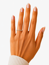 Load image into Gallery viewer, Lab Diamond 0.55 carat 14kt Yellow Gold Eternity Ring
