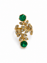 Load image into Gallery viewer, Emerald &amp; Diamond Ring
