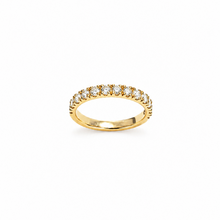 Load image into Gallery viewer, Lab Diamond 0.87 carat 14kt Yellow Gold Eternity Ring
