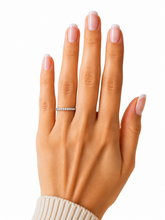 Load image into Gallery viewer, Lab Diamond 0.29 carat 14kt White Gold Eternity Ring
