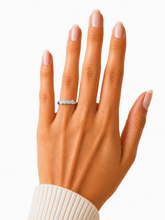 Load image into Gallery viewer, Lab Diamond 0.65 carat 9kt White Gold Ring
