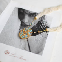 Load image into Gallery viewer, Larimar, Diamond, Aquamarine &amp; Pearl Necklace
