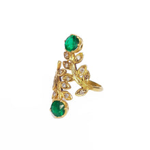 Load image into Gallery viewer, Emerald &amp; Diamond Ring
