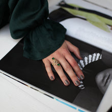 Load image into Gallery viewer, Emerald &amp; Diamond Ring
