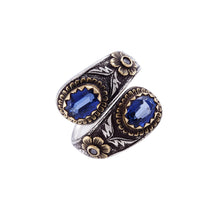 Load image into Gallery viewer, Kyanite Flower Ring
