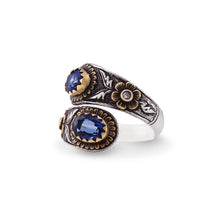 Load image into Gallery viewer, Kyanite Flower Ring
